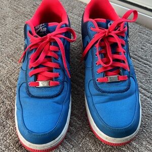 Nike Air Force 1 Low Distance Blue Atomic Red - Blue  Men’s Size 11.5
